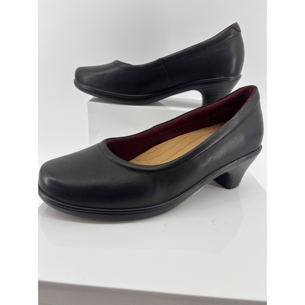 Bioheels Orthofeet Dina Pumps Womens Size 9 B Black Leather Orthopedic Shoes